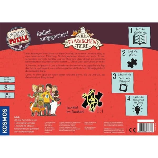 Pussel - KOSMOS - Die Schule der magischen Tiere - Interiör - Barn