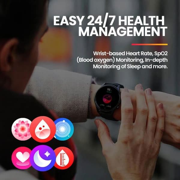 Original Zeblaze Btalk 3 Plus smartklocka 1.39 "HD - Guld