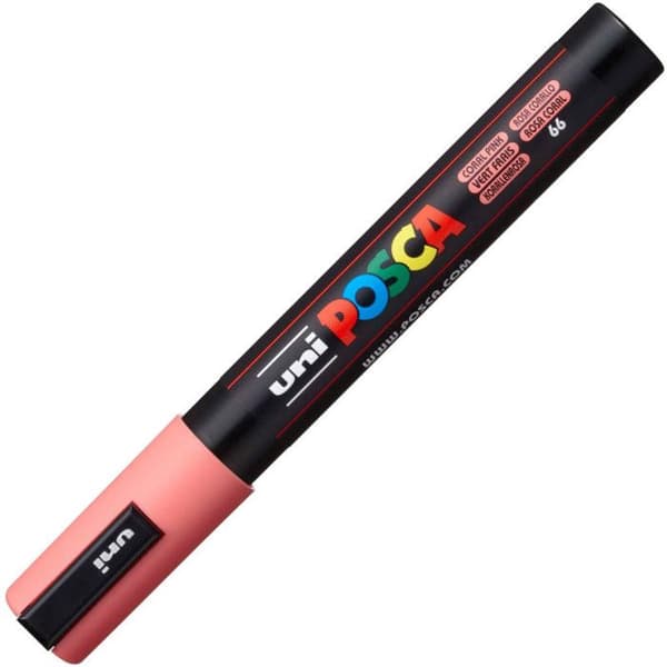 Posca Marker - Medium Bullet Tip - Korall - Posca Rose