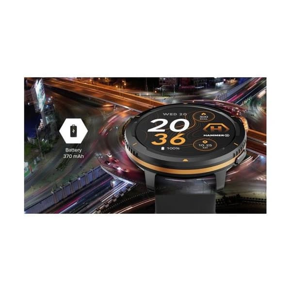Ansluten klocka - HAMMER - Smartwatch 2 Lite - AMOLED-skärm 1,43'' - Batteritid 15 dagar - Bluetooth 5.3
