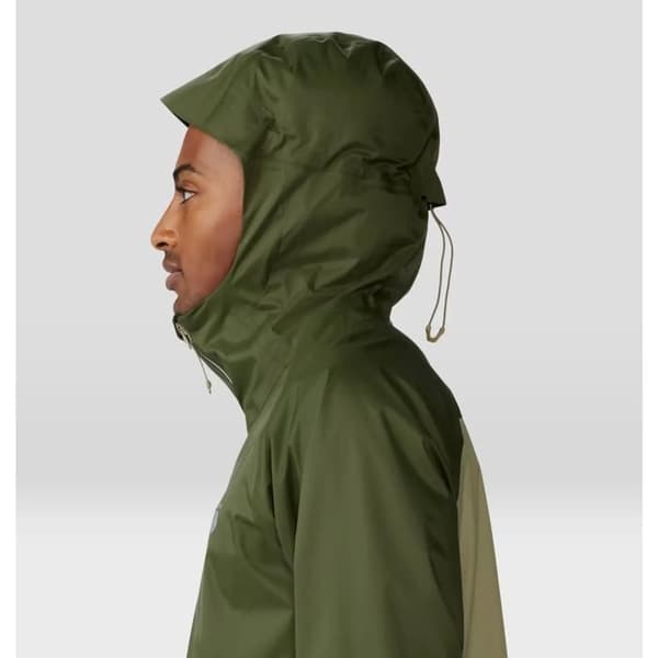 Vattentät jacka Mountain Hardwear Threshold™ - mantisgrön/överskott grön