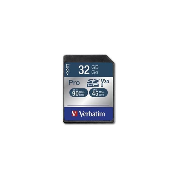 Verbatim PRO 32GB Klass 10 UHS-I SDHC-minneskort
