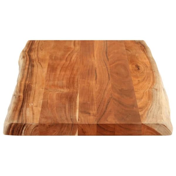 Desser bord 100x60x3,8cm rektangulär massivt akacia trä