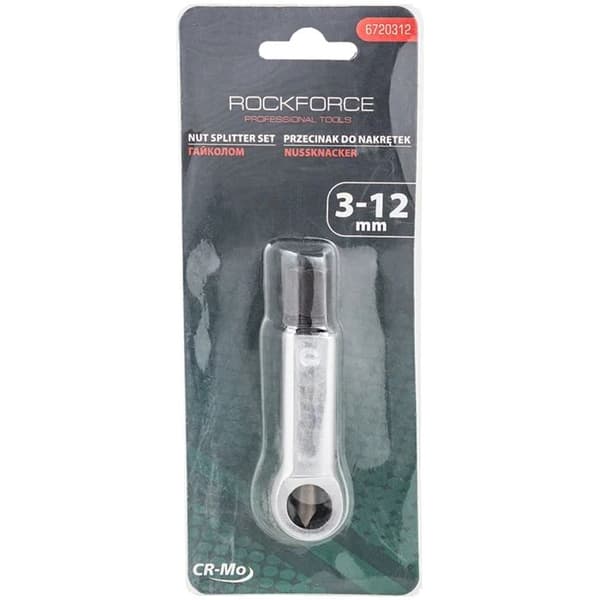 Hjulmutternyckel ROCKFORCE 3-12 mm, blad i CrV CrMo-stål