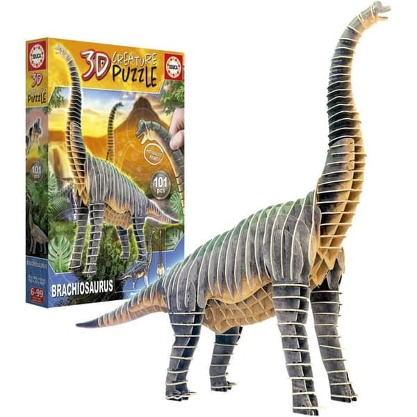 Brachiosaurus 3D-pussel - EDUCA - 112 bitar - Från 6 år