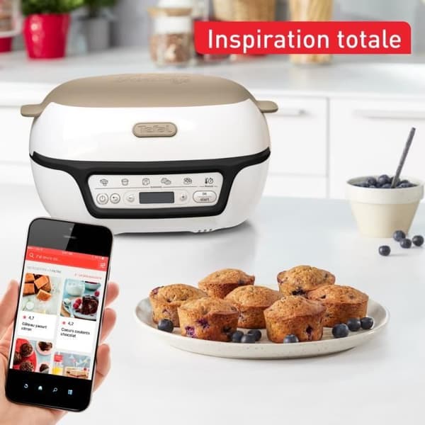 Tefal Cake Factory Choco, Intelligent, kompakt bakugn KD804910