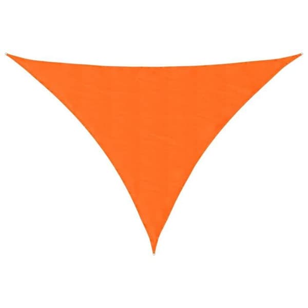 vidaXL Solskyddsduk Oxford triangulär 5x5x6 m orange 135733