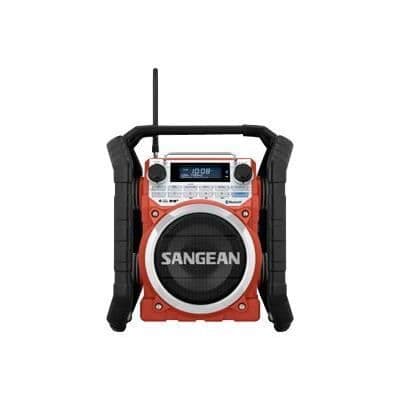 SANGEAN U4DBT Digital arbetsradio - Röd