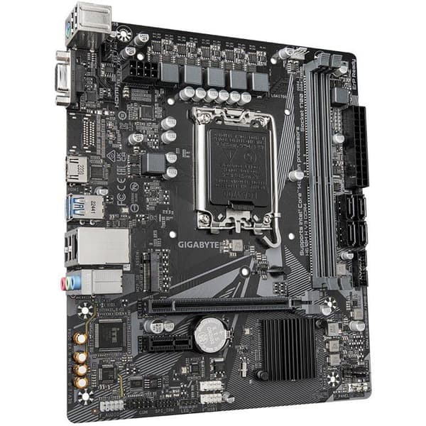 Moderkort - GIGABYTE - H610M H V3 DDR4 - Format Micro-ATX - Chipset Intel H610 - DDR4