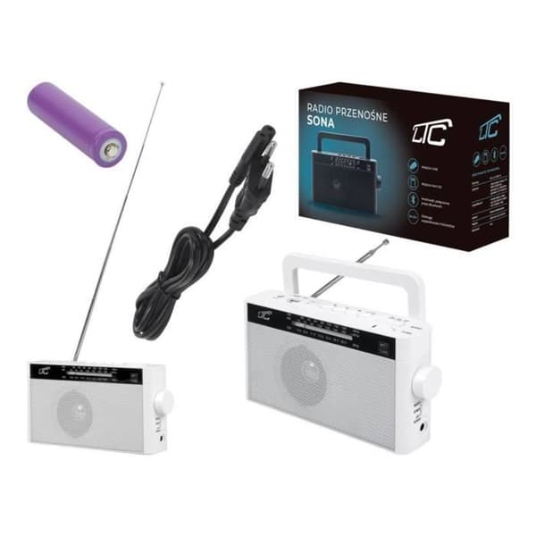 LTC Retro Sona Bluetooth Bärbar Radio AUX microSD USB