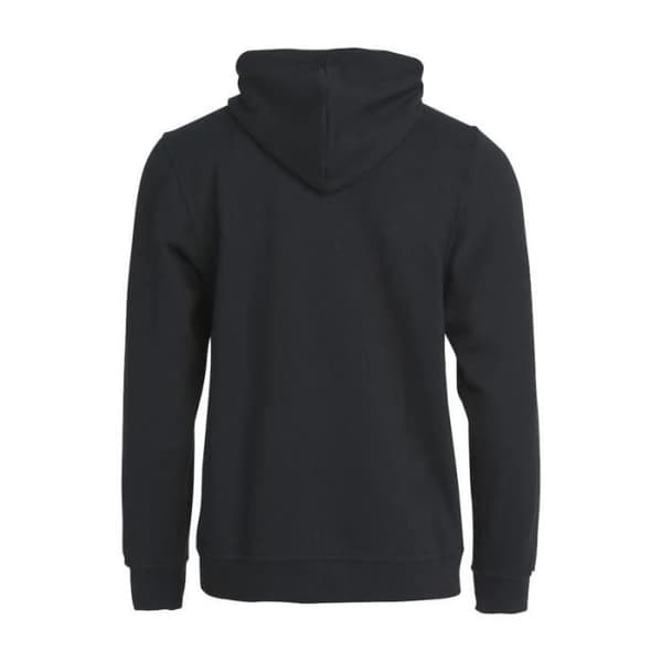 SVART HOODY JACKA MED FULL ZIP