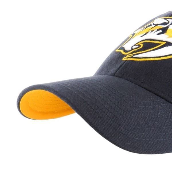 Keps - 47 BRAND - Låg Snapback - Marin - Justerbar - Relieflogotyp