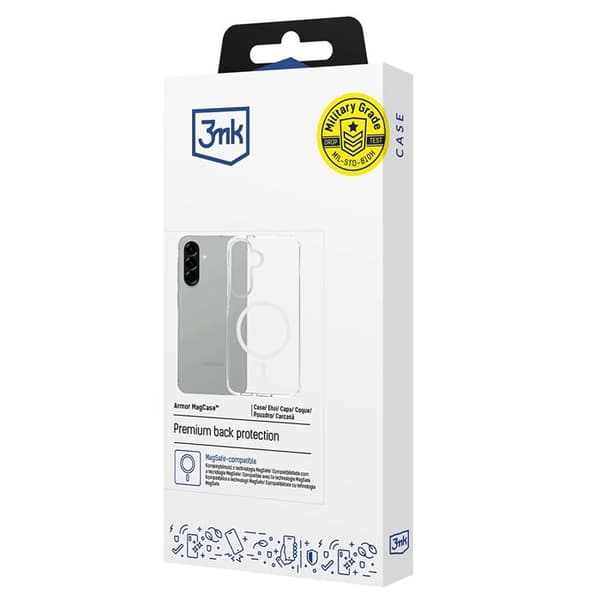 Coque 3mk Armor MagCase för Samsung Galaxy A57 - Transparent