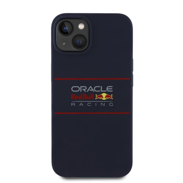 Mobilskal - RED BULL RACING - iPhone 14 - Silikon - Centrerad logotyp - Robust