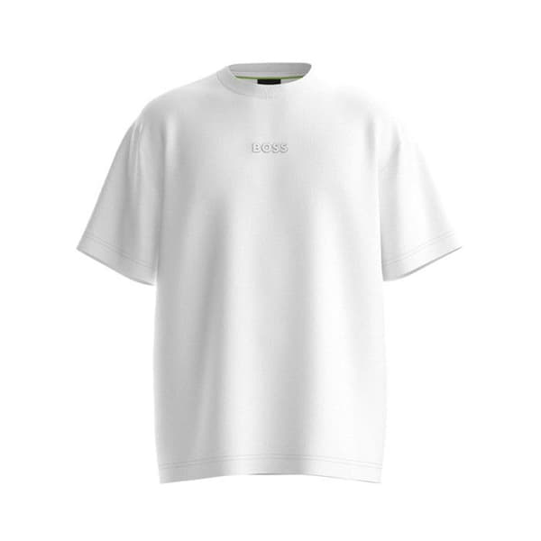 T-SHIRT TEE 10 BOSS I VIT BOMULL