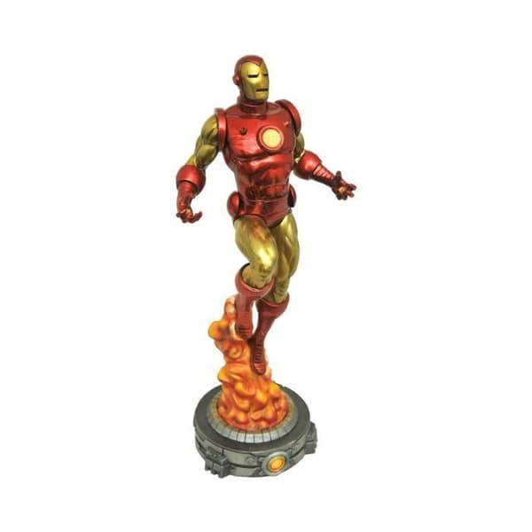Statuett - Diamond Select - Iron Man - 28 cm - Röd - Inomhus - Klassisk