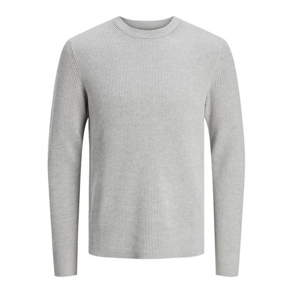 Jack & Jones Perfect stickad tröja - ljusgrå melange
