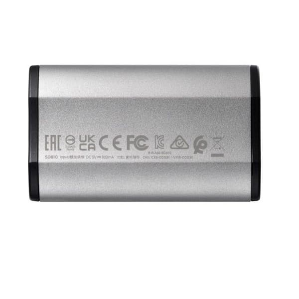 Extern SSD - ADATA - SD810 - 4 To - USB 3.2 Gen 2x2 - Vattentät IP68 - Stötsäker - 2000 Mo/s