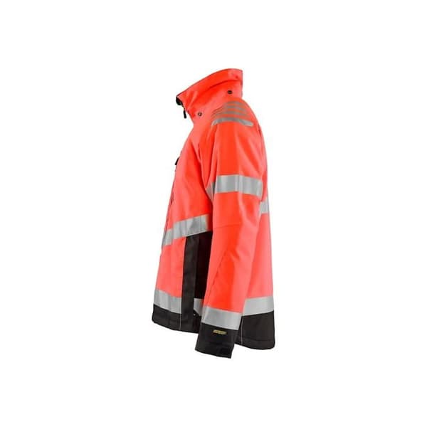 Reflekterande jacka med foder Blaklader - fluorescerande röd/svart - Röd - S