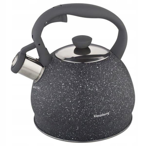 Kittel - KLAUSBERG - KB-7321 - Rostfritt stål - Marmorbeläggning - 2 liter
