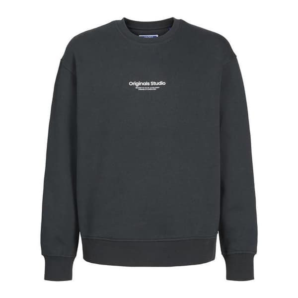 Sweat - JACK & JONES - Esterbro - Mörkgrå - 70% bomull/30% polyester - Rund hals