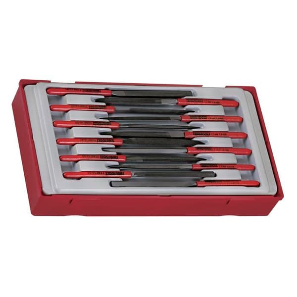 Nålfilset - TENG TOOLS - TTNF12 - 12 delar - Bricka - Tc-bricka