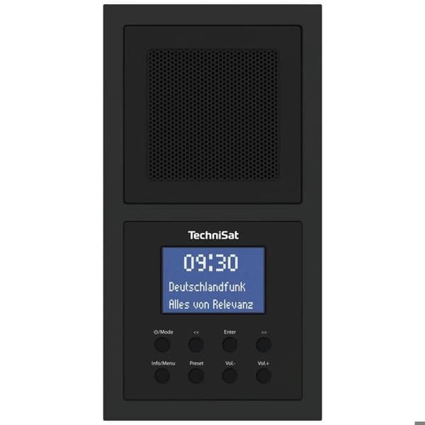DAB digital inbyggd radio - TECHNISAT - UP 1 - Bluetooth - Svart