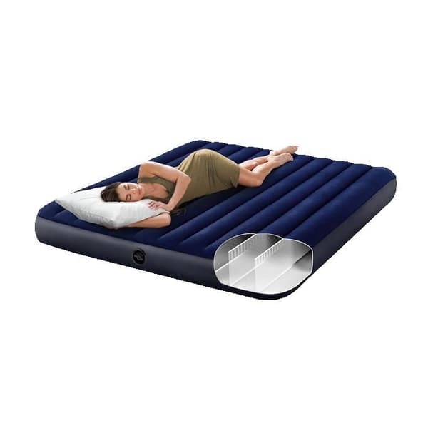 Intex Classic Downy luftmadrass - 2 platser XXL