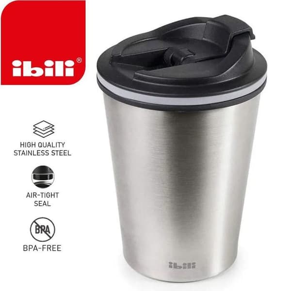 Muggtermos - IBILI - 280 ml - Rostfritt Stål - Dubbelvägg - Läcksäker