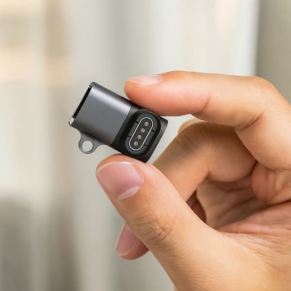 USB-C-adapter för Garmin smartklocka - Grå