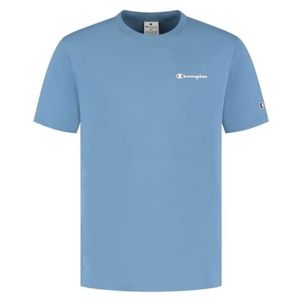 T-shirt - Champion - Litet logo - Blå - 100% bomull - Regular fit