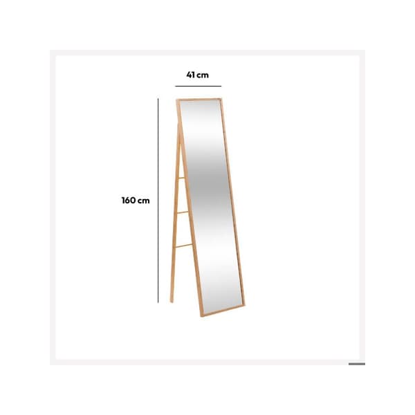 Stående spegel 160x41cm bambu - 5 five simply smart