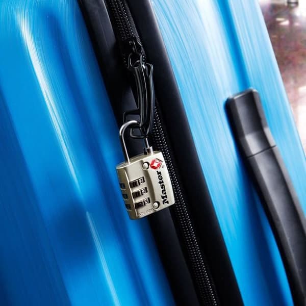 TSA hänglås med anpassningsbar kombination - MASTER LOCK - Nickel - 30 mm
