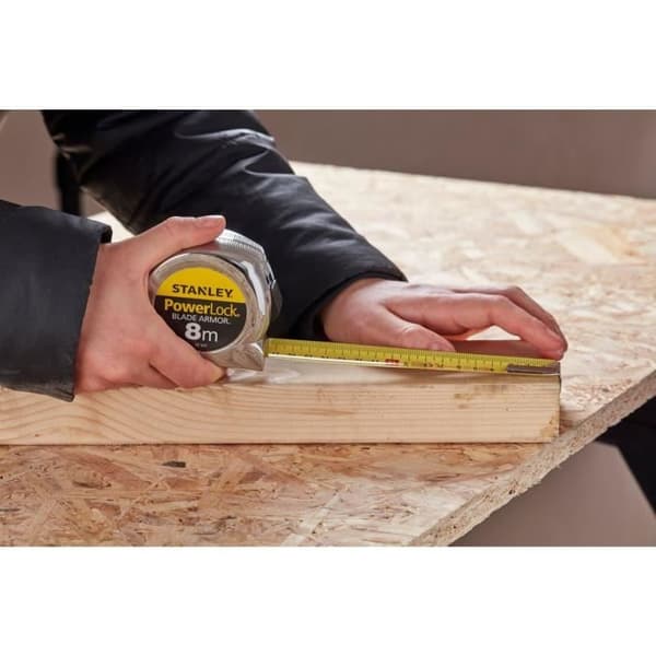 Måttband - STANLEY - 0-33-527 - 8 m x 25 mm - Blade Armor - Powerlock