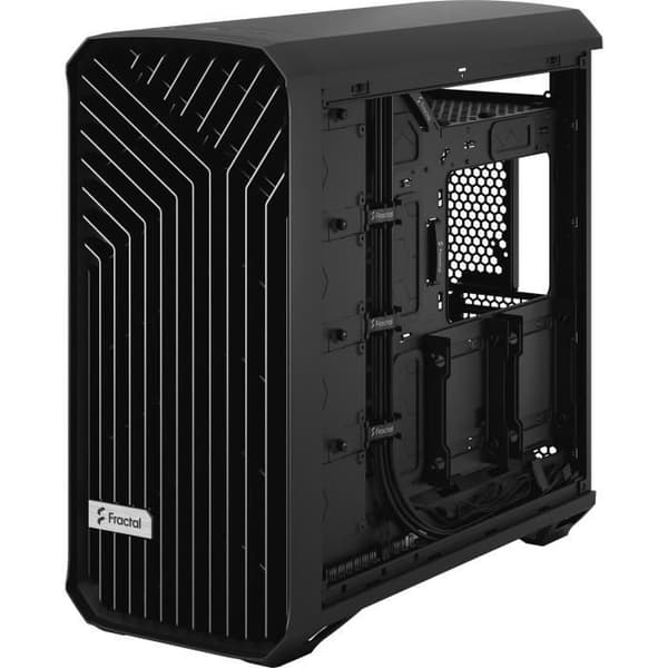 PC-fodral - FRACTAL DESIGN - Torrent Black Solid - SSI-CEB - Optimerat luftflöde med 5 fläktar ingår (FD-C-TOR1A-05)