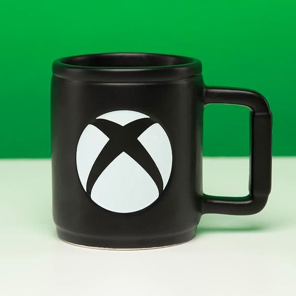 3D-kopp - Xbox - Keramik - 330 ml - Svart - Diskmaskinssäker