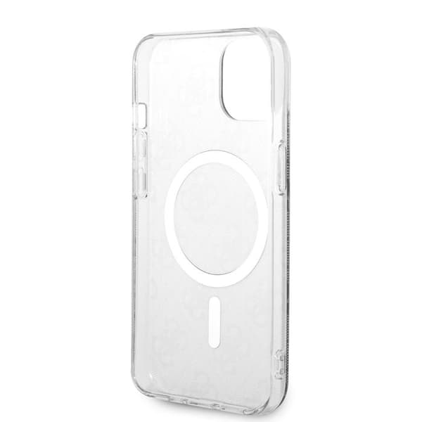 Coque Guess IML 4G MagSafe för iPhone 15 Plus - Svart