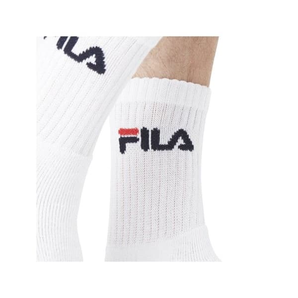 Fila Strumpor Herr, Höga Strumpor Herr (6-pack) - Vitt