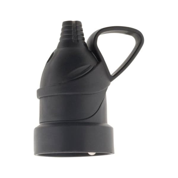 ZENITECH Elkontakt hona med ring 16A 2P + T svart