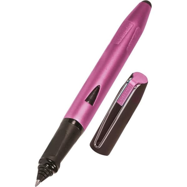 Rollpenna - Uppladdningsbar - Medium spets - Ergonomisk - Rosa - Online Switch Plus