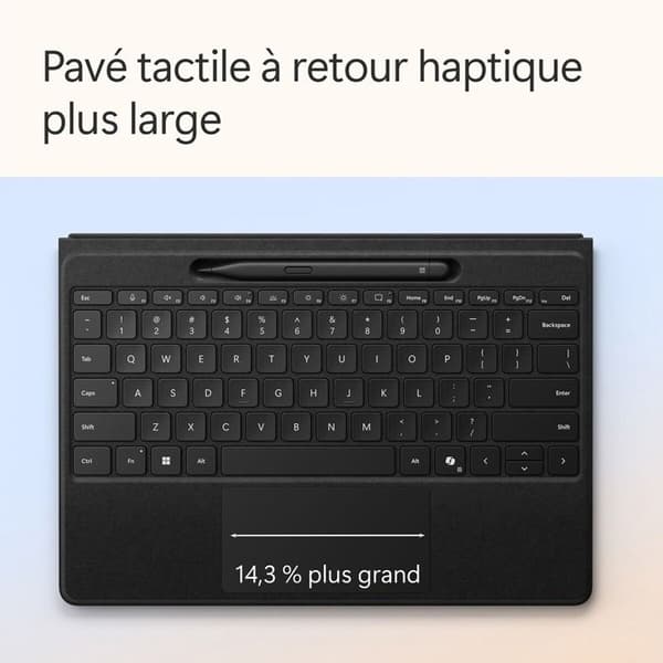 Tangentbord för Microsoft Flex för Surface Pro 13 tum med Surface Slim Pen - Svart