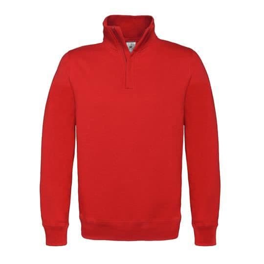 B&C Wui22 Sweat Id.004 Röd XXL