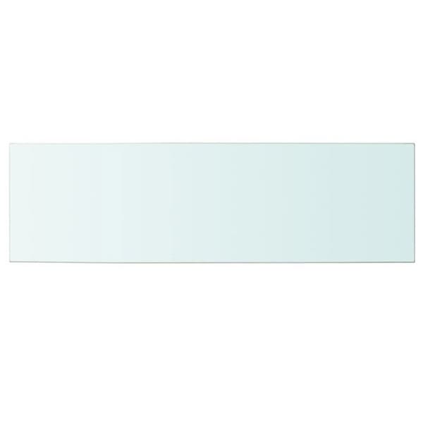 vidaXL Hyllpanel Klarglas 100 x 30 cm
