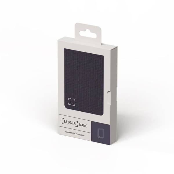 Cryptovaluta plånbok Ledger Magnetic Folio för Nano Gen5 - Djuplila