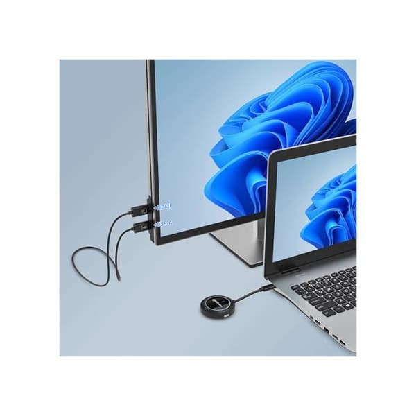 Trådlös HDMI-adapter - Manhattan - 208420 - USB-C - 30 m - 1920x1080