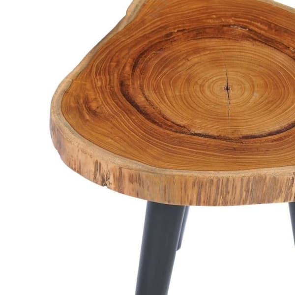 vidaXL Soffbord 40x45 cm Massiv teak