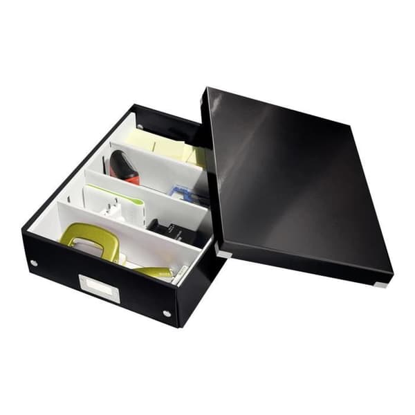 Arkivlåda - Leitz - Click & Store - 280 x 370 mm - Svart - Modern design