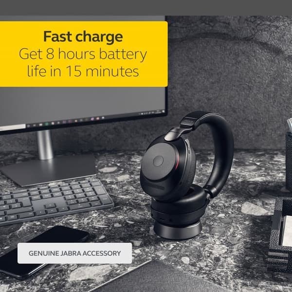 Jabra Evolve2 85 USB-C Laddningsställ - Svart