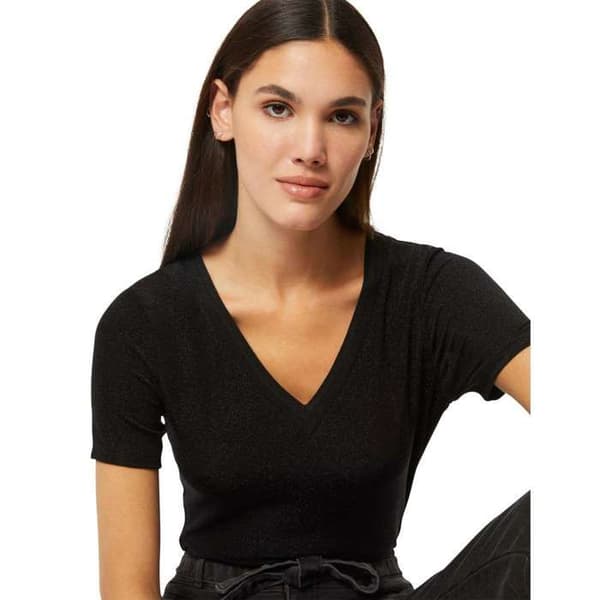 V-ringad t-shirt