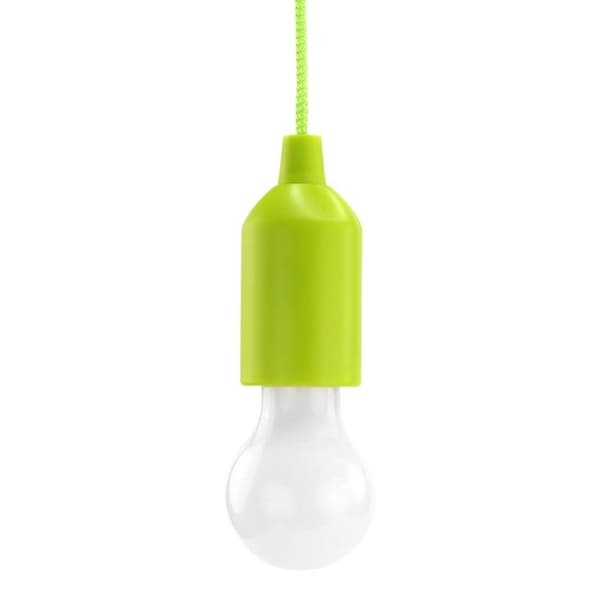 Läs-lampa - ANSMANN - Pull-Light PL1W - Varm vit LED - Grön - Regelbundet bruk